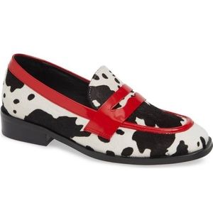 Jeffrey Campbell Hornsby Calf Hair Loafter 6.5